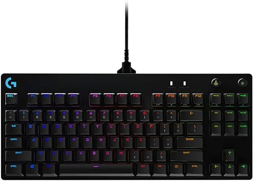 Logitech G PRO Mechanical Gaming Keyboard, Ultra Portable Tenkeyless D — Our recommended configuration for best results