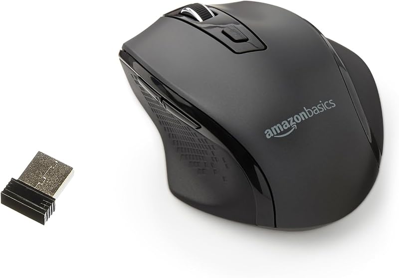 Amazon Basics 2.4 GHz Wireless Optical Computer Mouse