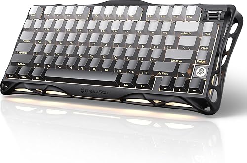 GravaStar Mercury K1 75% Wireless Mechanical Gaming Keyboard, Aluminum — Our recommended configuration for best results