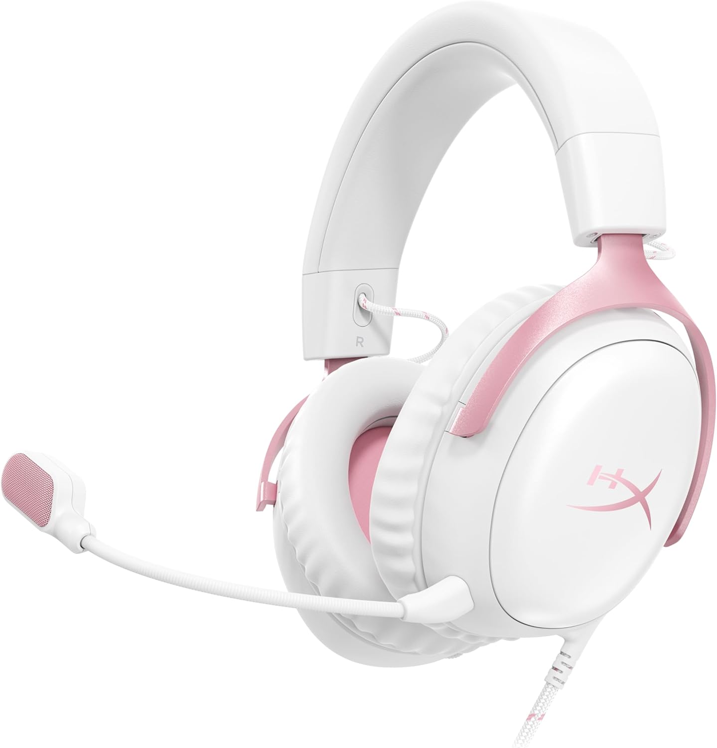 HyperX Cloud III – Wired Gaming Headset, PC, PS5, Xbox Series X|S, Angled 53mm Drivers, DTS, Memory Foam, Durable Frame, U...