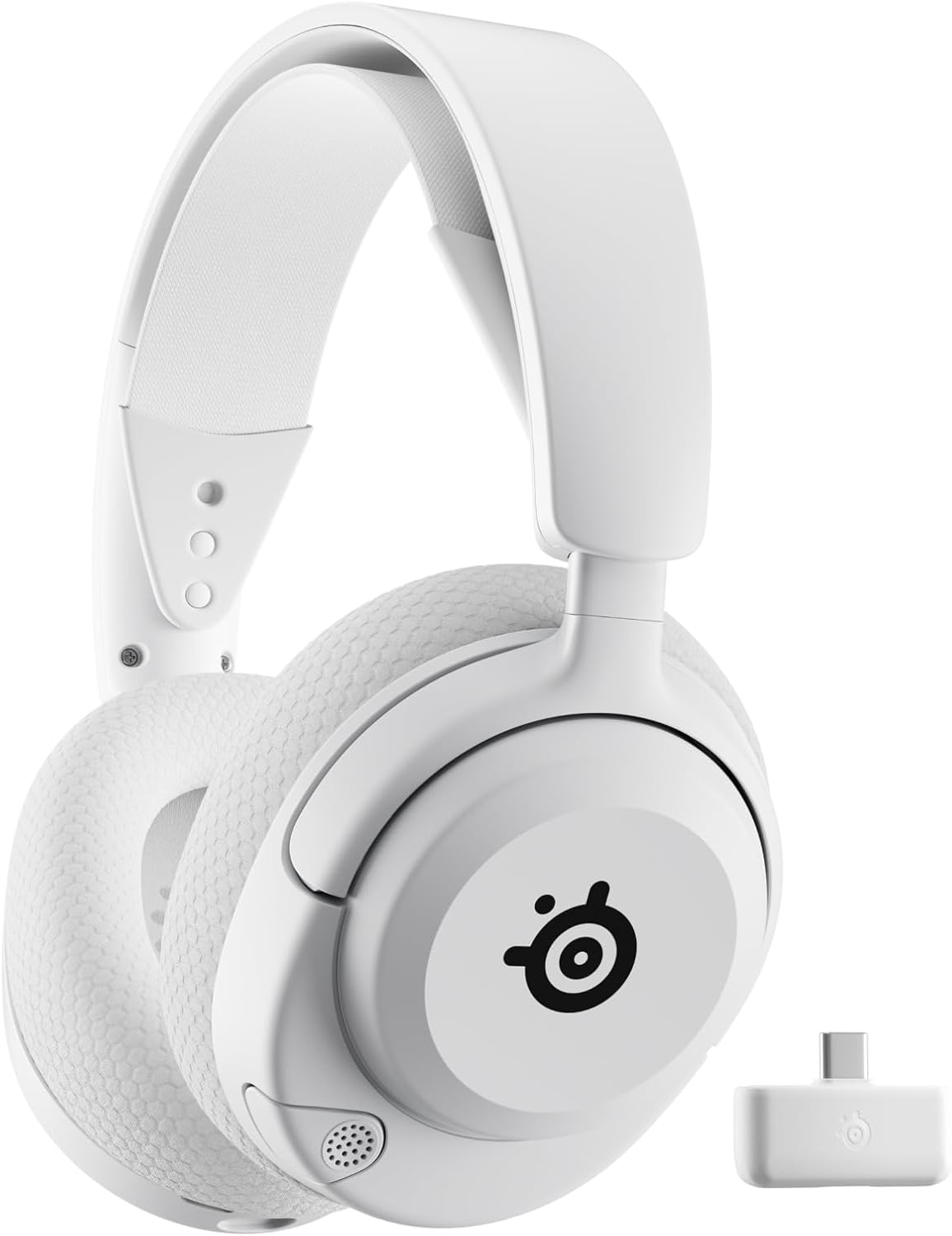 SteelSeries Arctis Nova 5 Wireless Multi-System Gaming Headset — White — Neodymium Magnetic Drivers — 100+ Audio Presets —...