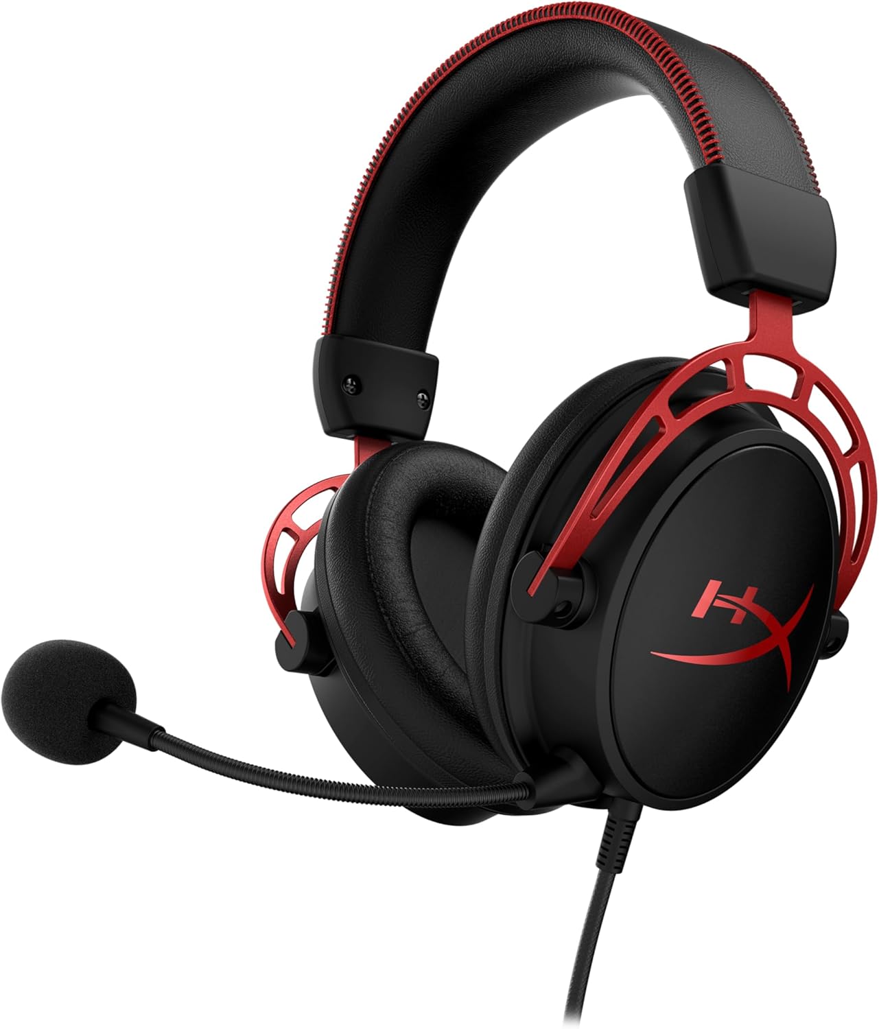 HyperX Cloud Alpha - Gaming Headset, Dual Chamber Drivers, Legendary Comfort, Aluminum Frame, Detachable Microphone, Works...