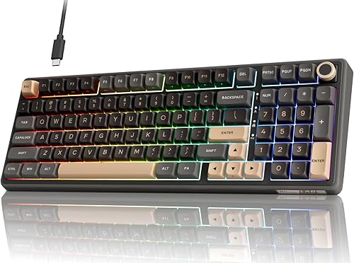 RK ROYAL KLUDGE R98 Pro Wired Mechanical Keyboard, 96% Creamy Gaming K — Side-by-side comparison of top picks in this category