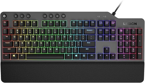 Lenovo GY40T26478 Legion K500 RGB Mechanical Gaming Keyboard, 3 ZONE F — Our recommended configuration for best results