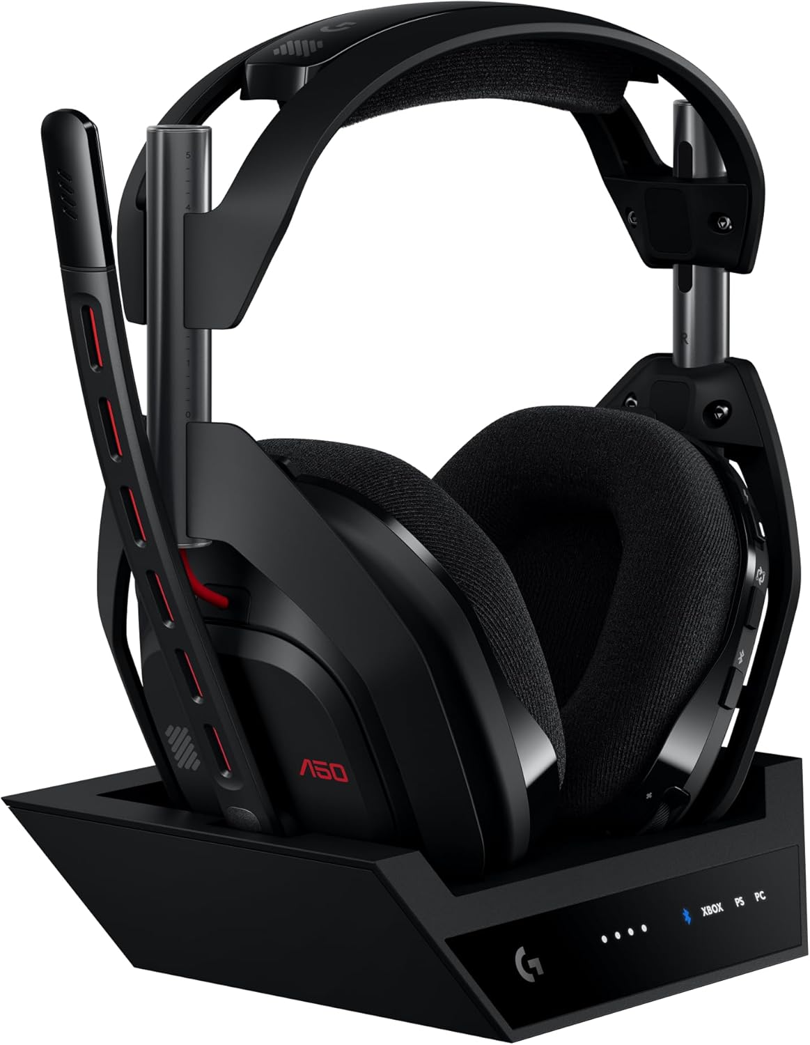 Logitech G Astro A50 Multi-Platform Wireless Gaming Headset + Base Station for PS5/Xbox/PC: PLAYSYNC Audio Switcher, <16bi...