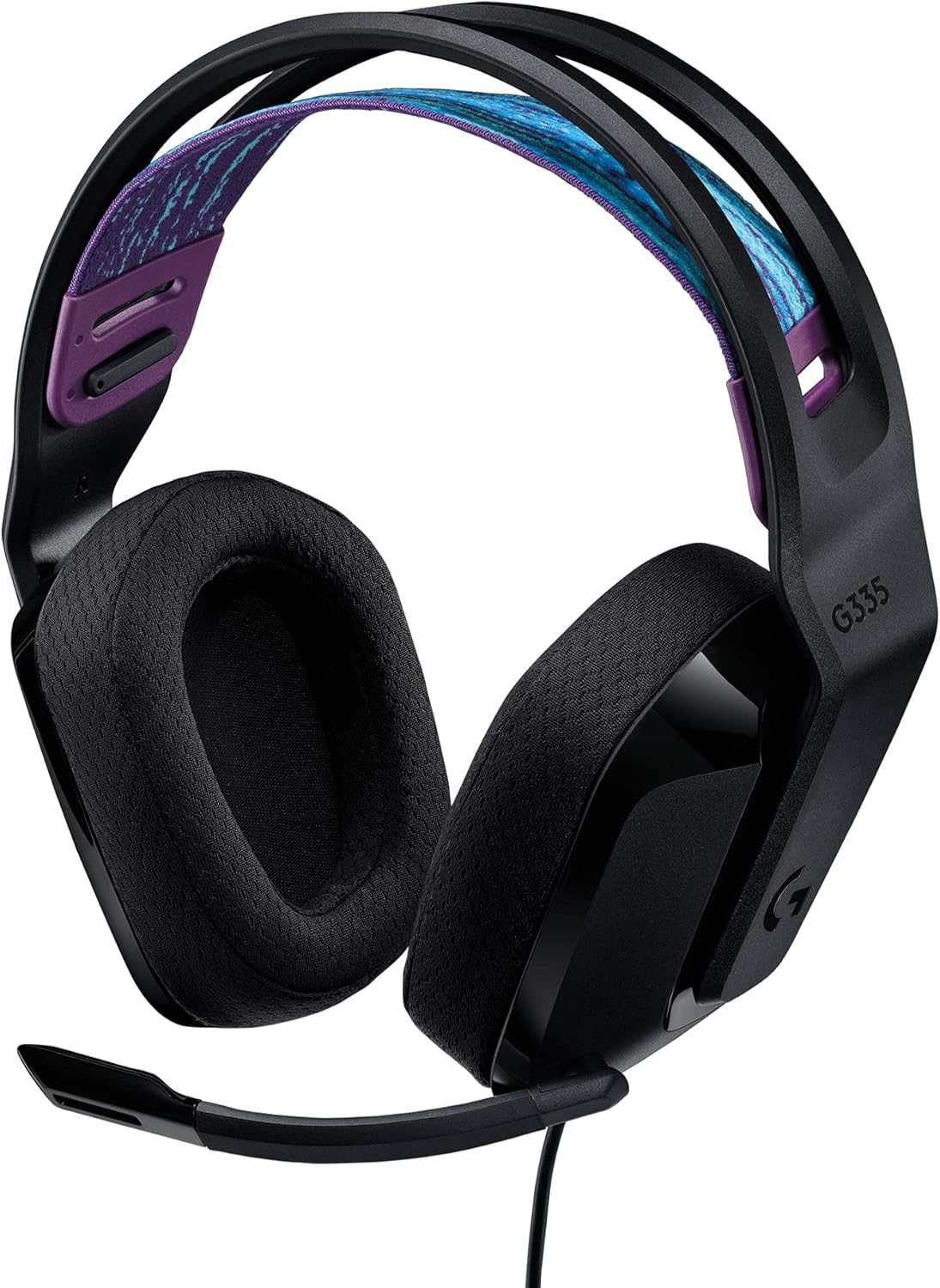 Logitech G335 Wired Gaming Headset, with Flip to Mute Microphone, 3.5mm Audio Jack, Memory Foam Earpads, Lightweight, Comp...