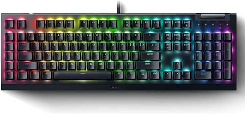 Razer BlackWidow V4 X Mechanical Gaming Keyboard: Yellow Switches Line — Our recommended configuration for best results