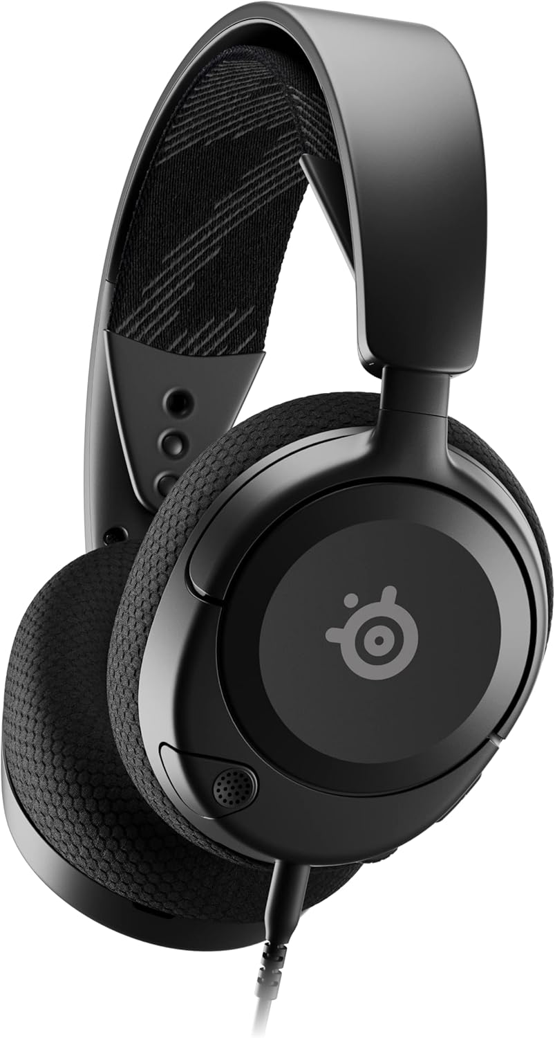 SteelSeries Arctis Nova 1 Multi-System Gaming Headset — Hi-Fi Drivers — 360° Spatial Audio — Comfort Design — Durable — Ul...